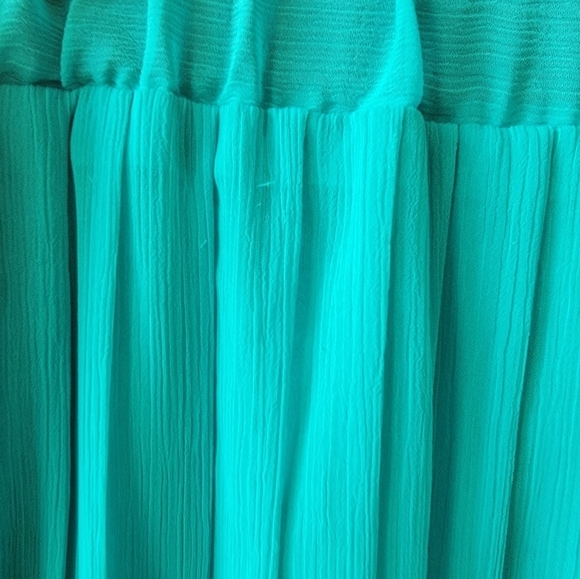 Teal High Low Pleated Skirt by Target Xhilaration Women's Size Medium! - Picture 7 of 11